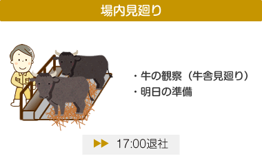内田畜産一日のスケジュール